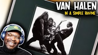 Van Halen - In A Simple Rhyme | REACTION/REVIEW