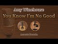 You Know I'm No Good - Amy Winehouse (Acoustic Karaoke)