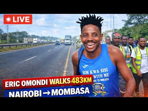 Day 1: Eric Omondi Walk from Nairobi to Mombasa – Sisi Kwa Sisi 486 km Charity Trek