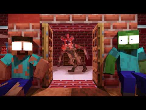 MONSTER SCHOOL: MONSTERS VS VECNA AND DEMOGORGONS IN THE UPSIDE DOWN! | Monster Den