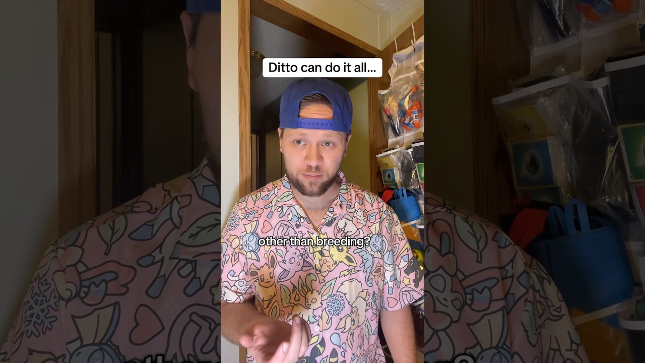 Ditto really can do it all… #pokemon #legendarypokeman