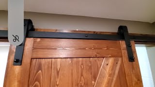barn door hardware (quick tutorial)