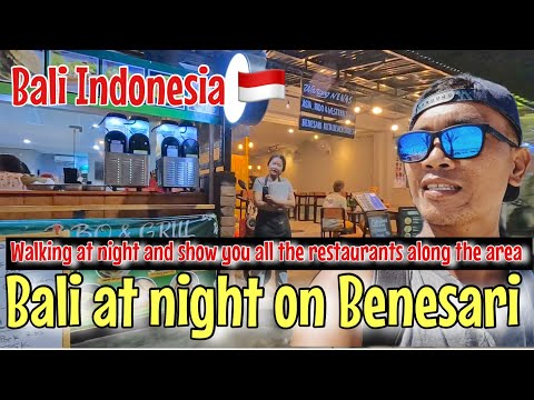 Bali at Benesari street update - All restaurants along the street, check this out