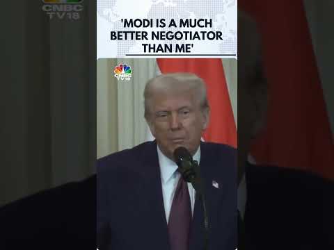 मोदी मुझसे बेहतर वार्ताकार हैं: डोनाल्ड ट्रंप | मोदी-ट्रंप मुलाकात | अमेरिका में पीएम मोदी | N18G