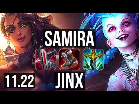 SAMIRA & Thresh vs JINX & Zyra (ADC) | Rank 6 Samira, 5/4/15 | BR Grandmaster | 11.22