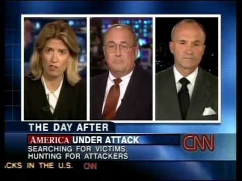 CNN 9/11 LIVE TV Coverage (9/12/01) 8:30 P.M - 8:45 P.M