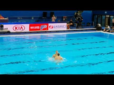 Gwangju 2019. World Championship. Synchronized Swimming. Russian Mixed duet. Free program. Final.
