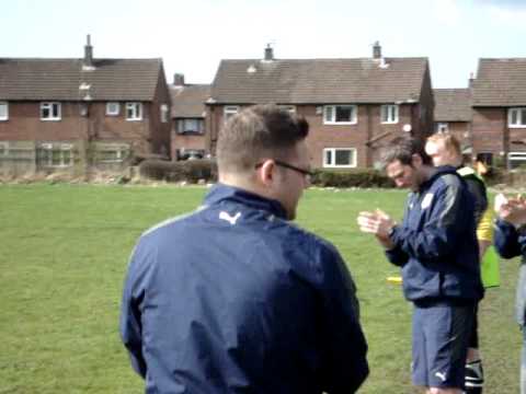 Chris McGrail Scores For Preston South End v Grange
