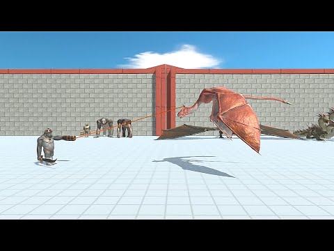 MUTANT PRIMATES WITH OLD GORO VS NEW FANTASY Tournament - Animal Revolt Battle Simulator