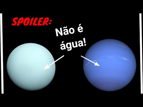 Porque Urano e Netuno são azuis?