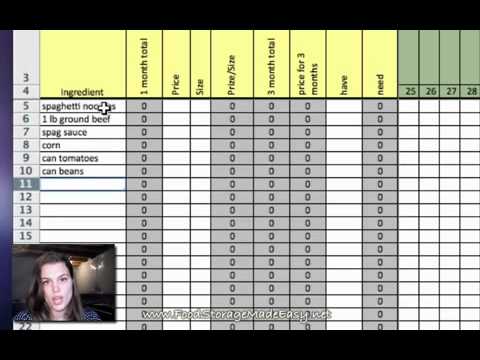download lagu mp3 mp4 Food Storage Made Easy Spreadsheet, download lagu Food Storage Made Easy Spreadsheet gratis, unduh video klip Food Storage Made Easy Spreadsheet
