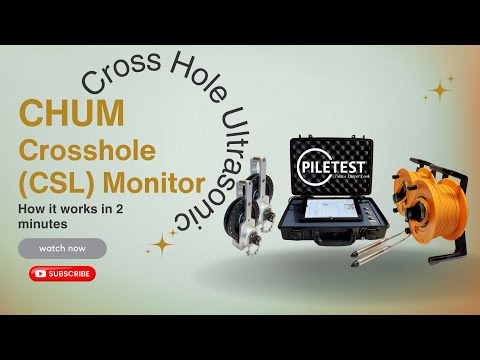 CHUM Cross Hole Ultra sonic Monitor (CSL Tester) With tomography support