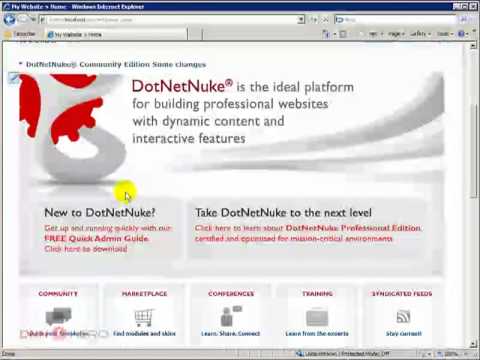 DotNetNuke Tutorial, The Annoying Inline Editor - Video #86