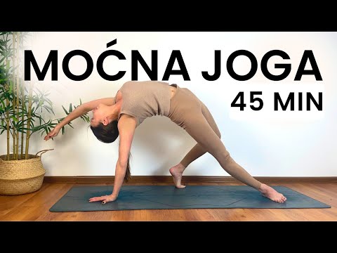 45 min Moćna Joga | Dinamičan trening - Srednji nivo | Power joga snaga i fleksibilnost | Samo Joga