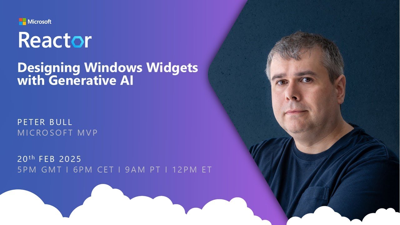 Developing Windows Widgets with Generative AI