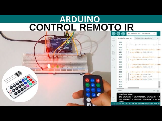 Vídeo relacionado con ARCELI CTYRZCH HX1838 Control Remoto Infrarrojo Módulo Receptor de IR Kit DIY Kit HX1838 para Arduino Raspberry Pi