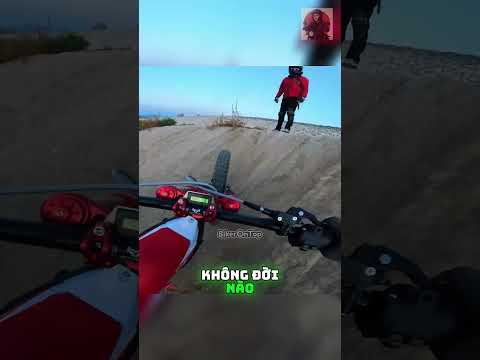 Biker làm hỏng chiếc mô tô điện của mình! @SurRonster     #shorts