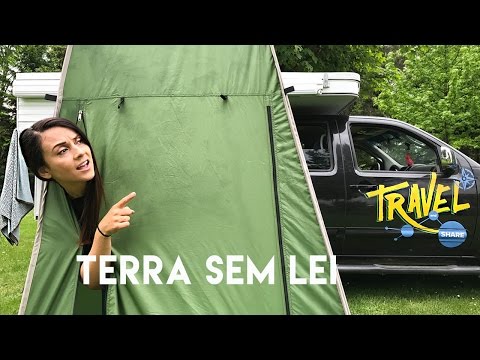 TAKING A SHOWER ON THE STREET | Travel and Share | Romulo e Mirella | S4 Ep. 173