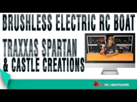 Thumbnail for Traxxas Spartan & Castle Creations Brushless Electric RC Boat