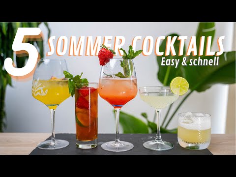 5 Sommer Cocktails die du ausprobieren musst! ☀️