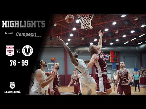 Highlights | LNBM, Semifinala, MECIUL 4: CS Rapid București vs. U-BT Cluj-Napoca