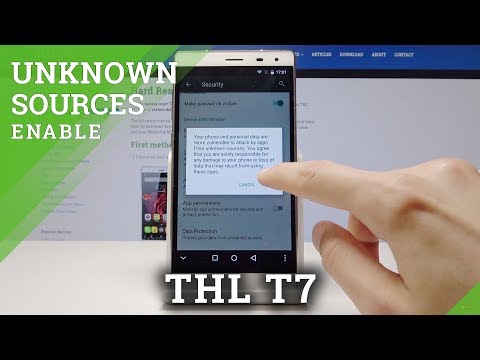 How to Enable Unknown Sources in THL T7 - Allow App Installation
