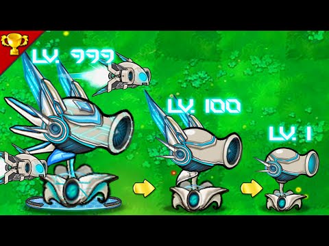 Plants vs Zombies : Mecha Peashooter Full Level Power Up ( pvz Epic Mod 2022 )