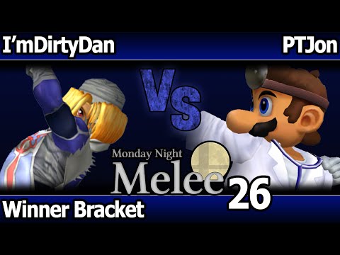 MNM 26 Melee - I'mDirtyDan (Sheik) vs PTJon (Dr Mario) - Winners Bracket