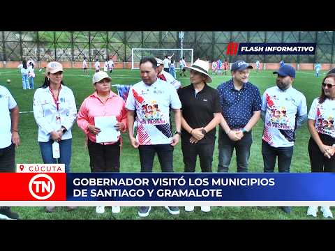 Gobernador visitó los municipios de Santiago y Gramalote