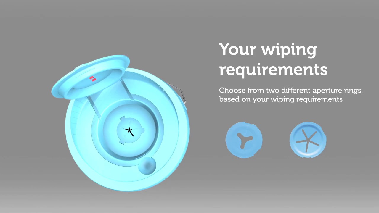 Dispenser mobil Kimberly-Clark Wettask, pentru lavete