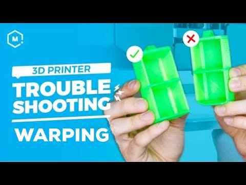 YouTube video about: How to prevent warping 3d printing?