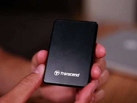 The tiny Transcend ESD200 portable SSD drive proves size really doesn't matter.
