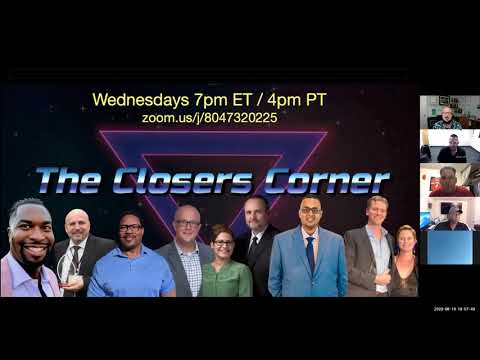 CLOSERS CORNER – Asking for the Business 6+ times - Aug 19, 2020