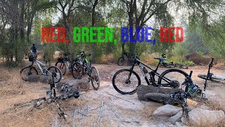 This Ride's Color Combo in Mushrif Park MTB Trail with Friends