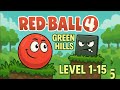 Beating Red Ball 4 Green Hills Full Levels 1 15 Walkthrough Droid Play Guide