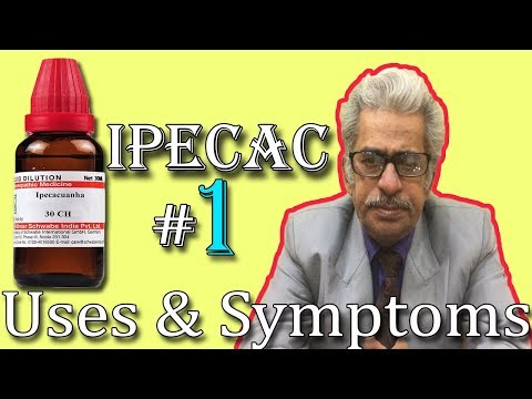 Ipecac (Part 1) in Hindi - Uses & Symptoms by Dr P. S. Tiwari