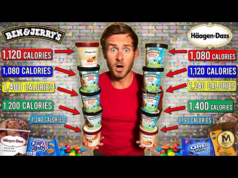 Eating The 12 UNHEALTHIEST Ice Cream Pints in America!