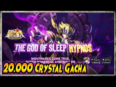 20.000 CRYSTAL GACHA "God Of Sleep" HYPNOS [Rank SS] - Saint Seiya: Awakening