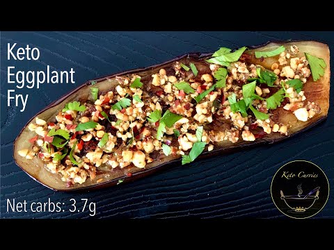 Keto Eggplant Fry|Keto Eggplant recipes|Keto Eggplant Indian recipe|Keto curries
