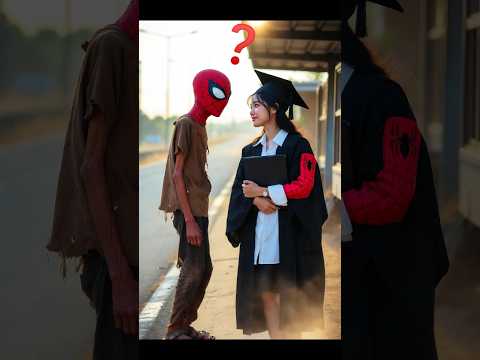 From Fakir to Father of a Graduate 💔 | Spider-Man’s Real Struggle | #spiderman #marvel #shorts