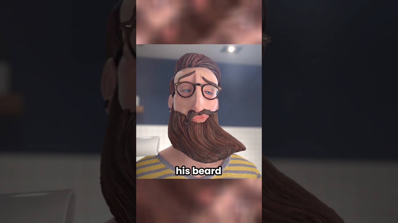 A Flea's Wild Ride: Surviving a Beard's Natural Disasters! 🌪️🪵