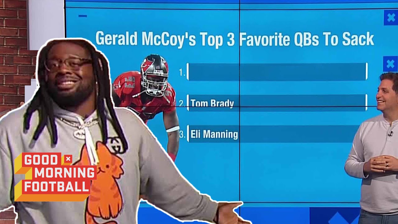 Gerald McCoy's Top 3 favorite QBs to sack