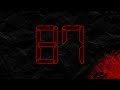 Countdown From 87 To 0 In RED