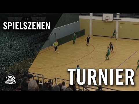SC Hassel - SV Horst-Emscher (Halbfinale, Hallenstadtmeisterschaft Gelsenkirchen) - Spielszenen