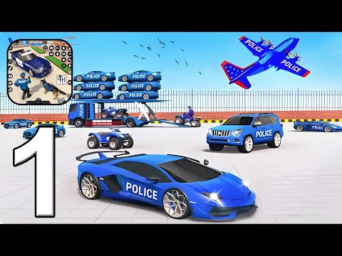 US Police-Car Transport Trucks Android Gameplay - Part 1
