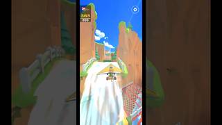 滝の上までグライダーでひとっ飛びw #マリオカート #マリオカートツアー