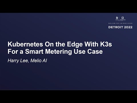 Kubernetes On the Edge With K3s For a Smart Metering Use Case