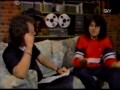 Deep Purple's Ian Gillan being interviewed by Mick Wall in late 1986