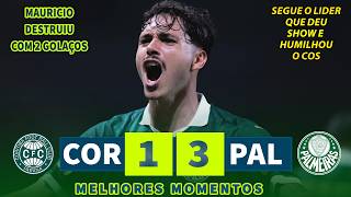SHOW E AMASSO DO LÍDER PAL QUE GOLEOU | Coritiba x Palmeiras | Melhores Momentos | Brasileirão 2026