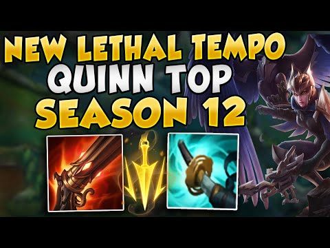 NEW LETHAL TEMPO IS THE BEST WAY TO PLAY QUINN TOP IN SEASON 12 (100 EXTRA RANGE) -League of Legends
